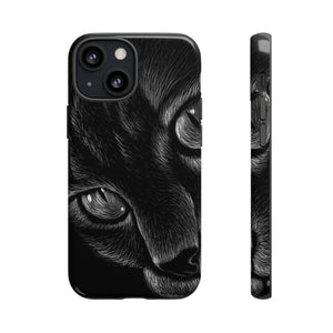 Pencil Drawing Cat - Protective Phone Case