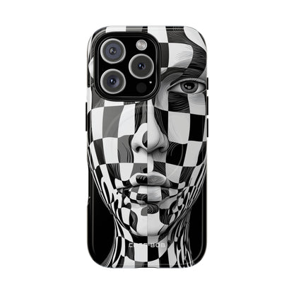 Checkered Face iPhone 16 Pro Case - Tough+