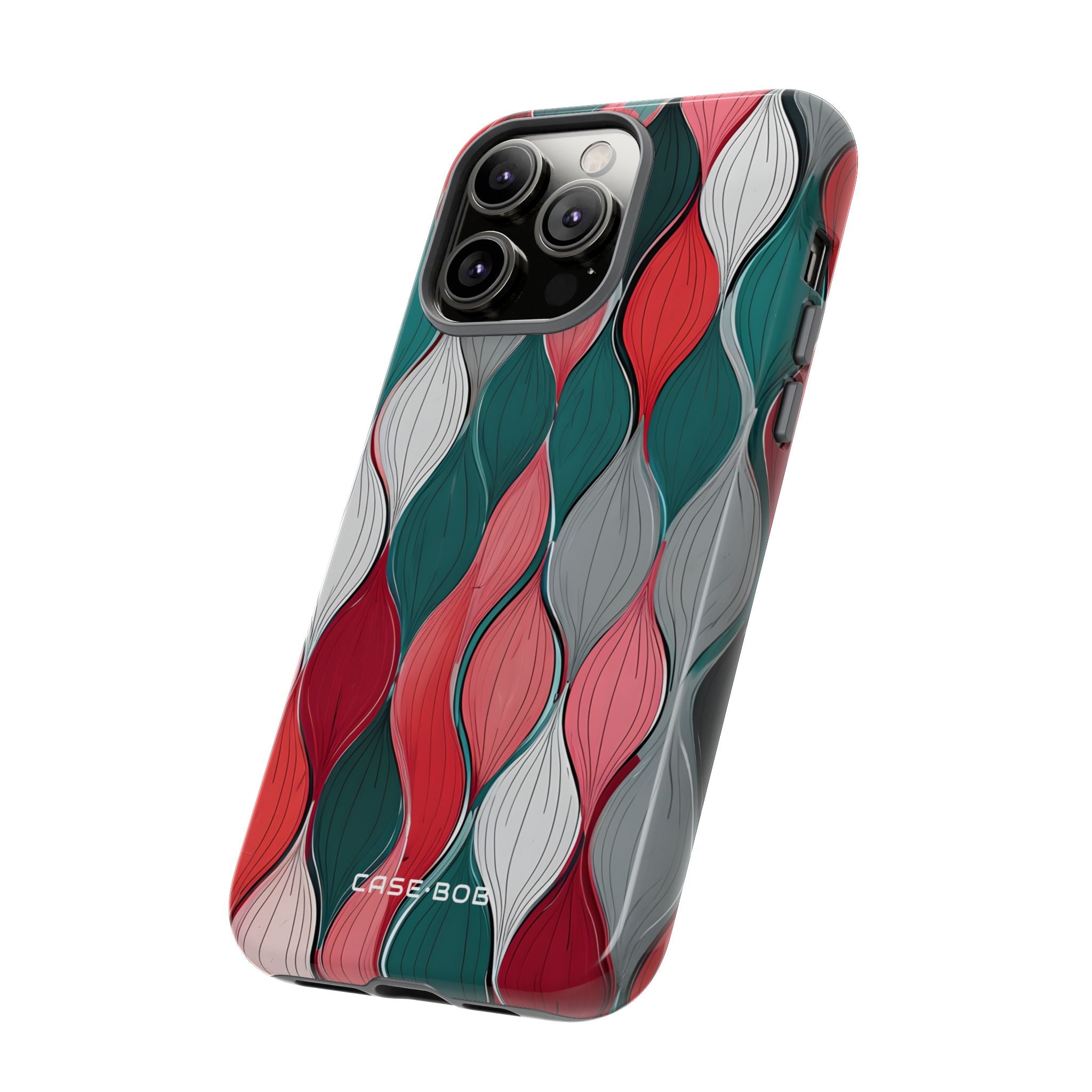 Leaf Cascade Teal iPhone 14 Pro Max Case - Tough