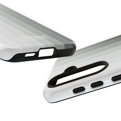 Silver Gradient Stripes Samsung S24 - Tough