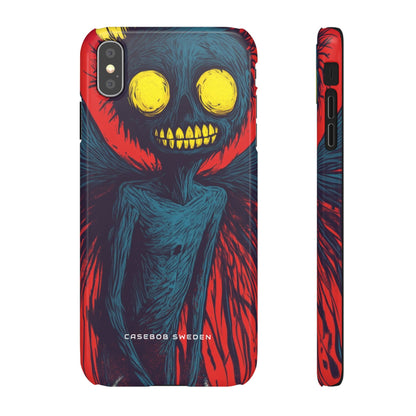 Gothic Winged Apparition  iPhone X - Slim Phone Case