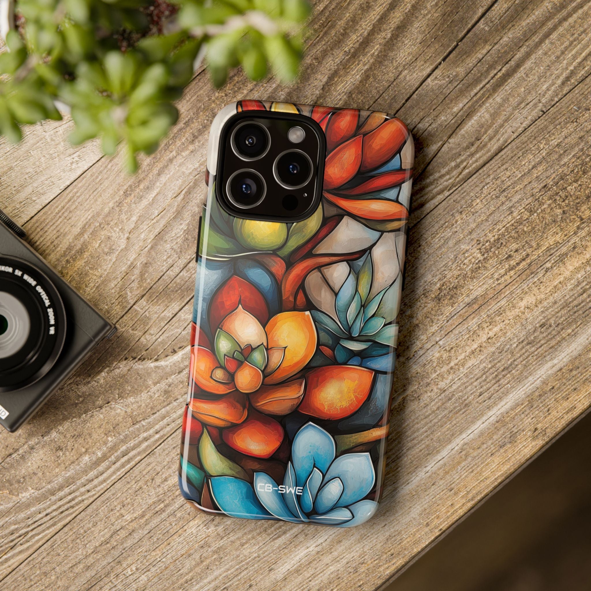 Vibrant Succulent Glow - iPhone Case