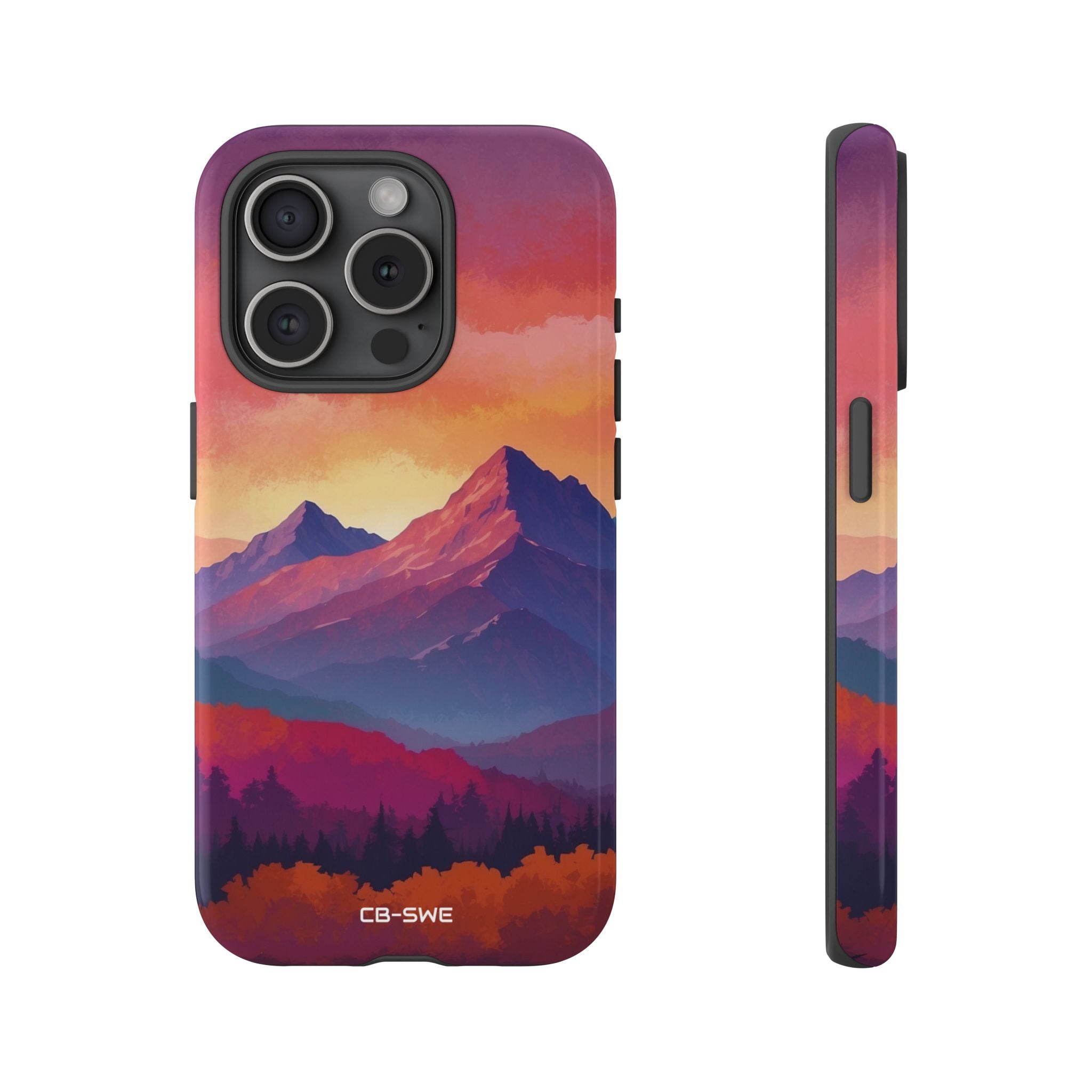Mountain Peaks Rise - iPhone Case