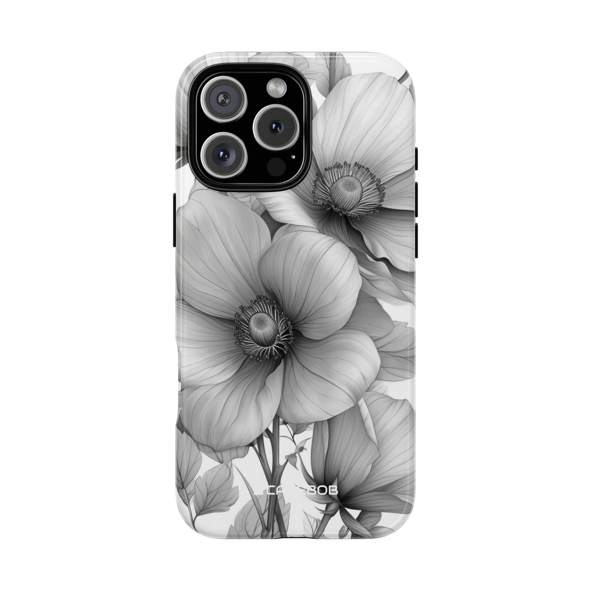 Botanical Elegance in Grayscale - for iPhone 16