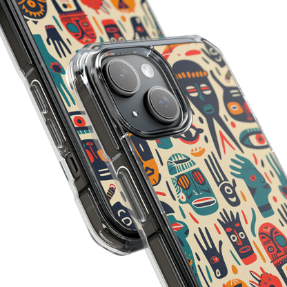 Masked Hands Yellow iPhone 15 Case - Impact