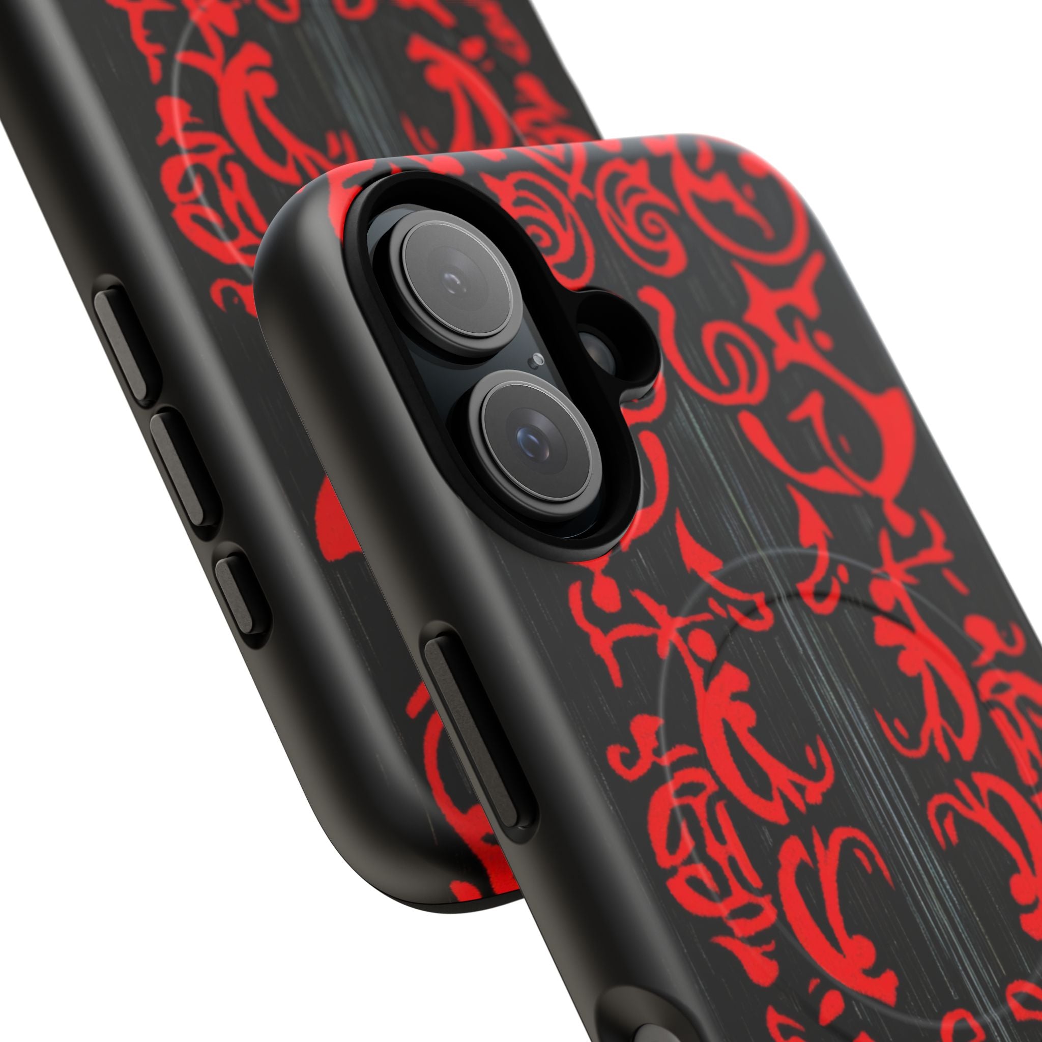 Gothic Crimson Symmetry iPhone 16 | Tough+ Phone Case