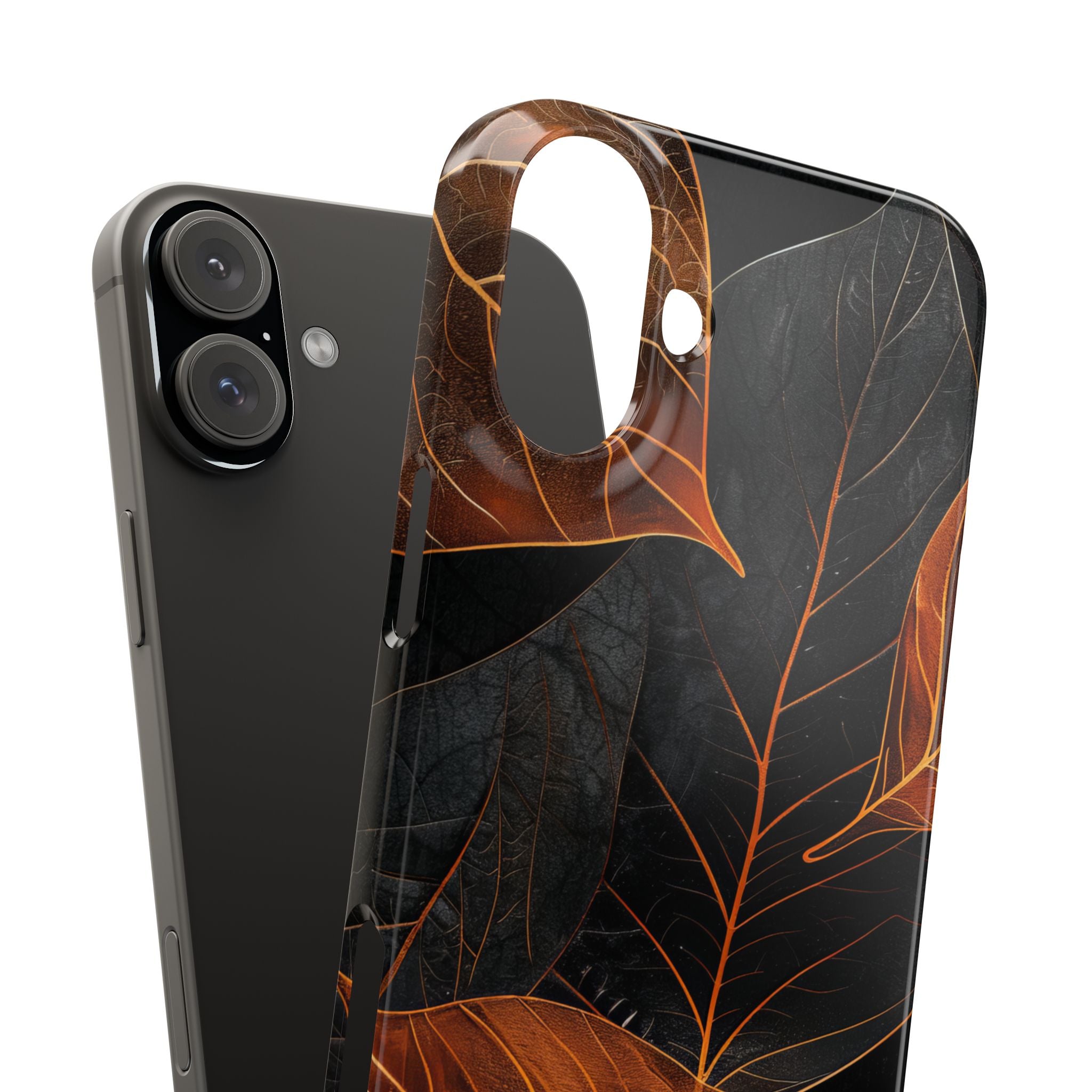 Autumn Leaf Elegance iPhone 16 - Slim Phone Case