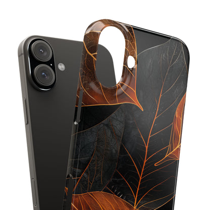 Autumn Leaf Elegance iPhone 16 - Slim Phone Case