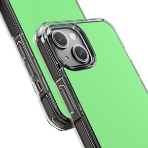 Mintgrün | Handyhülle für iPhone (Clear Impact Case – magnetisch)