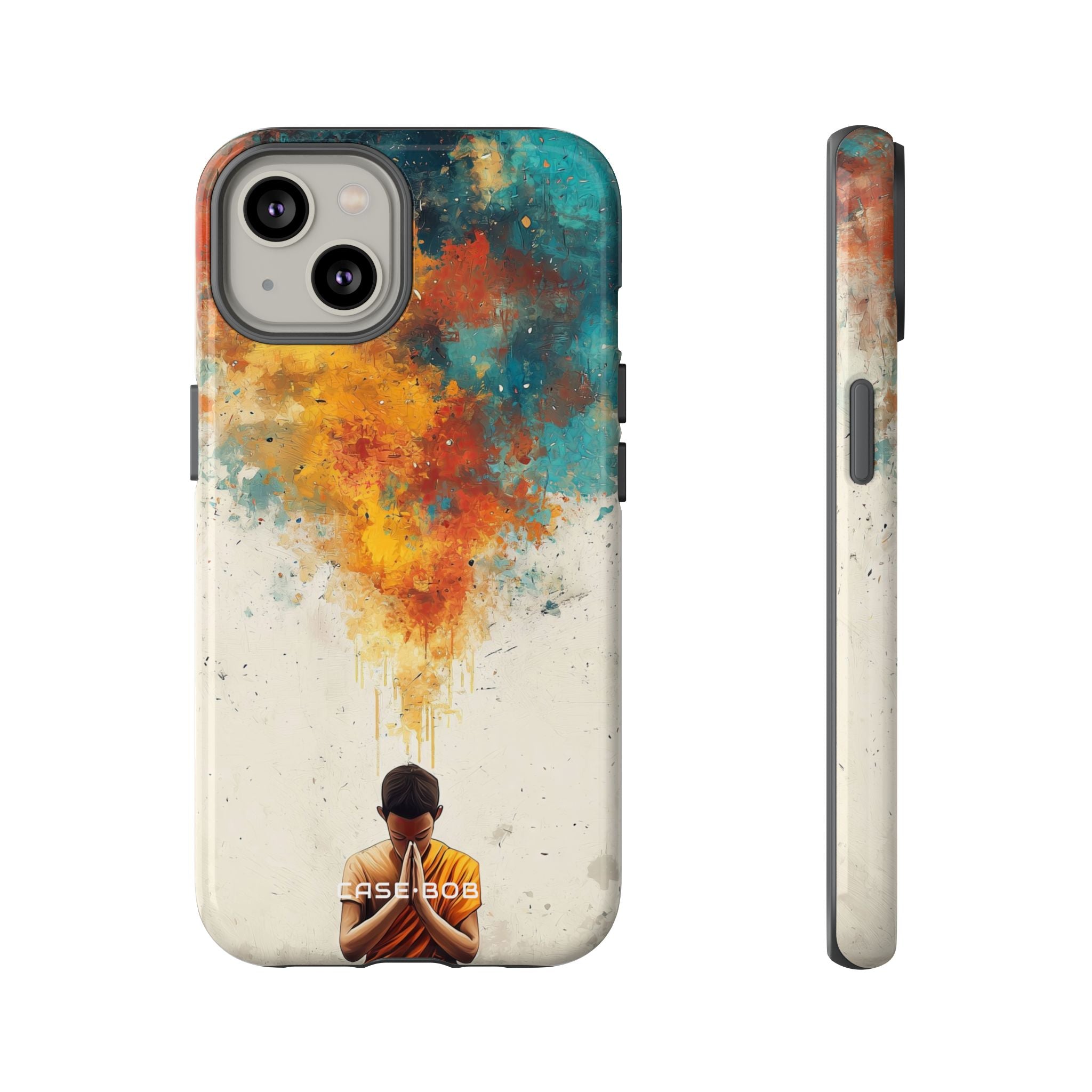 Meditative Glow iPhone 14 Case - Tough
