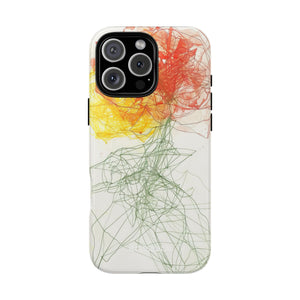 Floral Whispers: Vibrant Abstraction - for iPhone 16