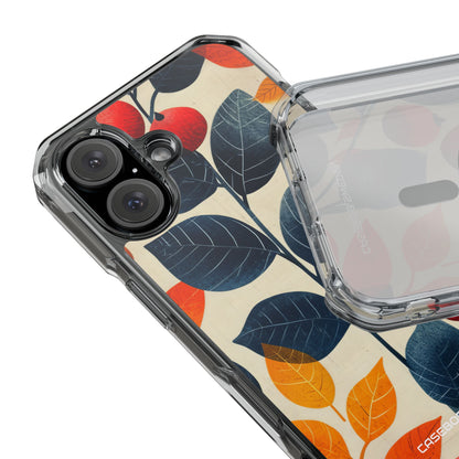 Autumn Nature Pattern - Clear Impact iPhone 16 Phone Case