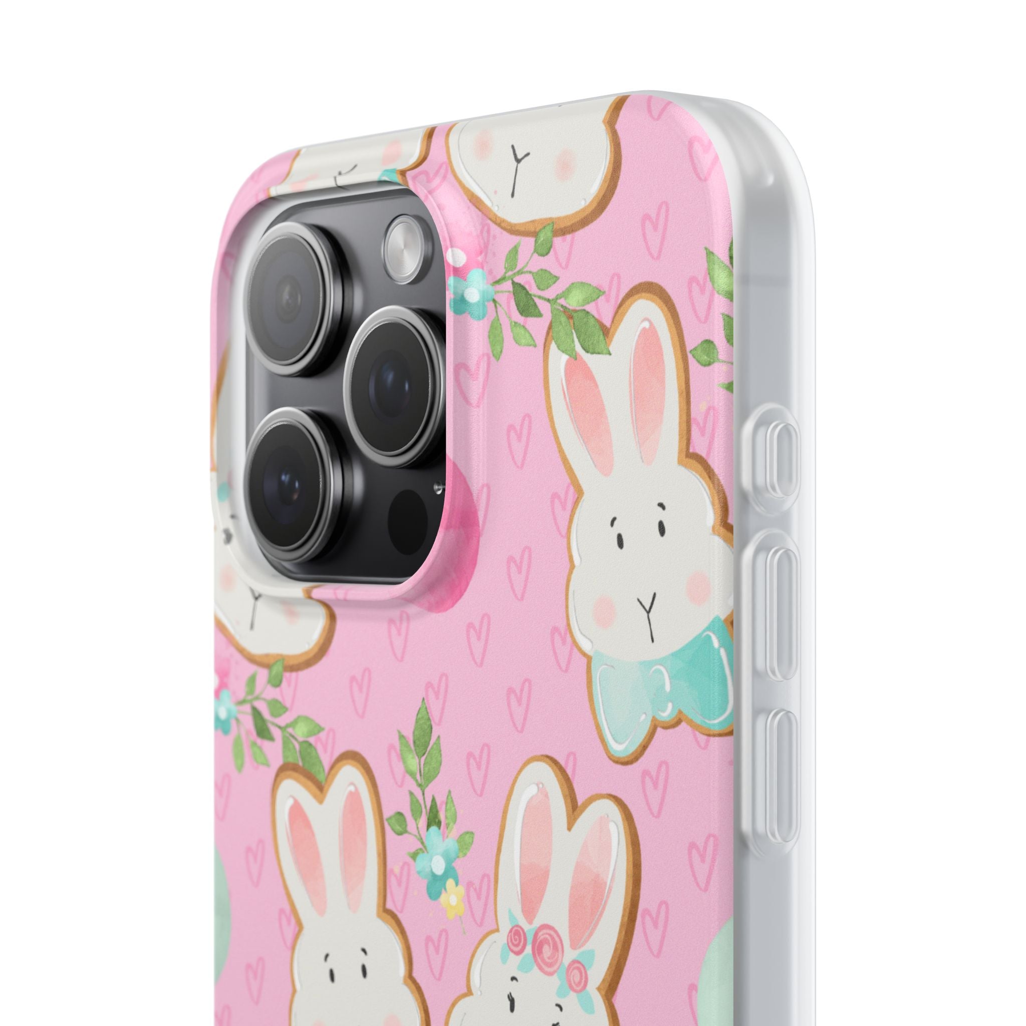 Bunny Blossom iPhone 15 Pro Max Case - Soft