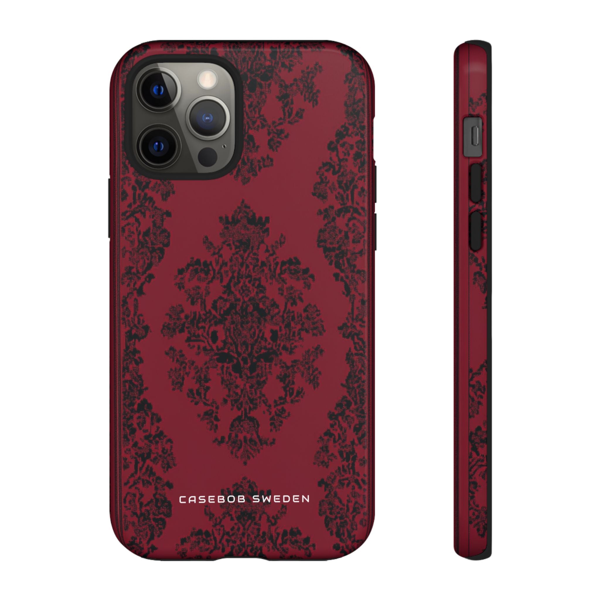 Gothic Crimson Elegance iPhone 12 - Tough Phone Case