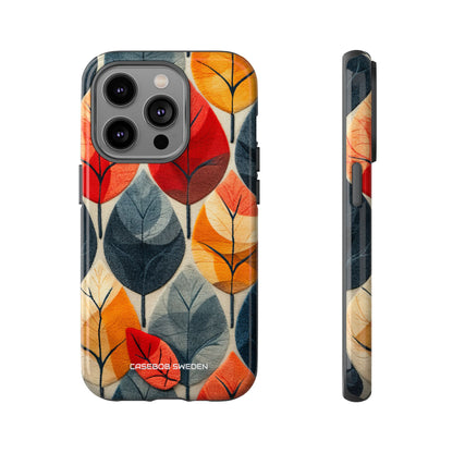 Autumn Leaf Design - Tough iPhone 14 Phone Case