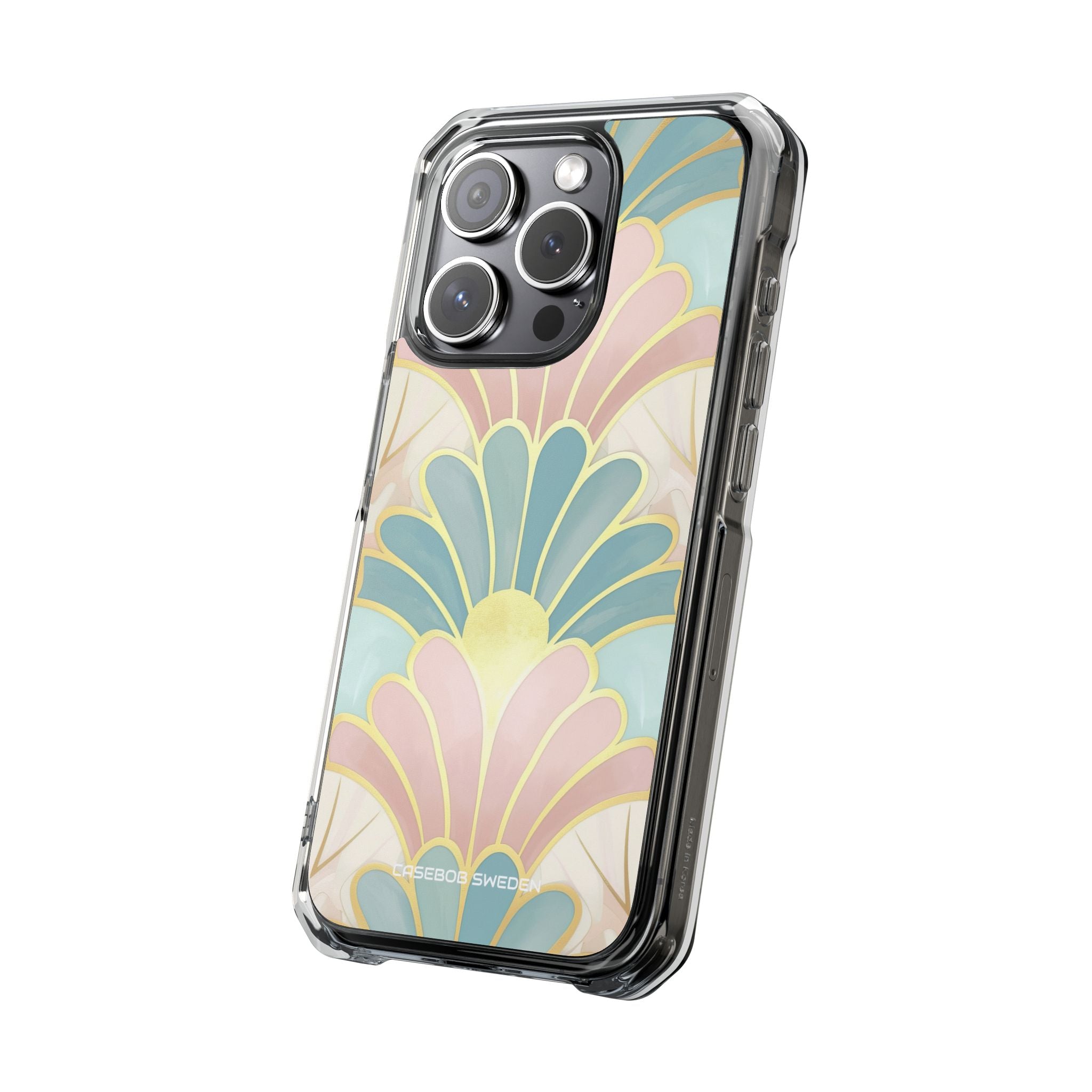 Pastel Deco Elegance - Clear Impact iPhone 15 Phone Case