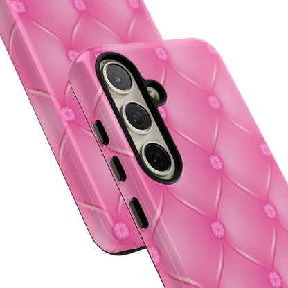 Quilted Pink Elegance - Samsung Case