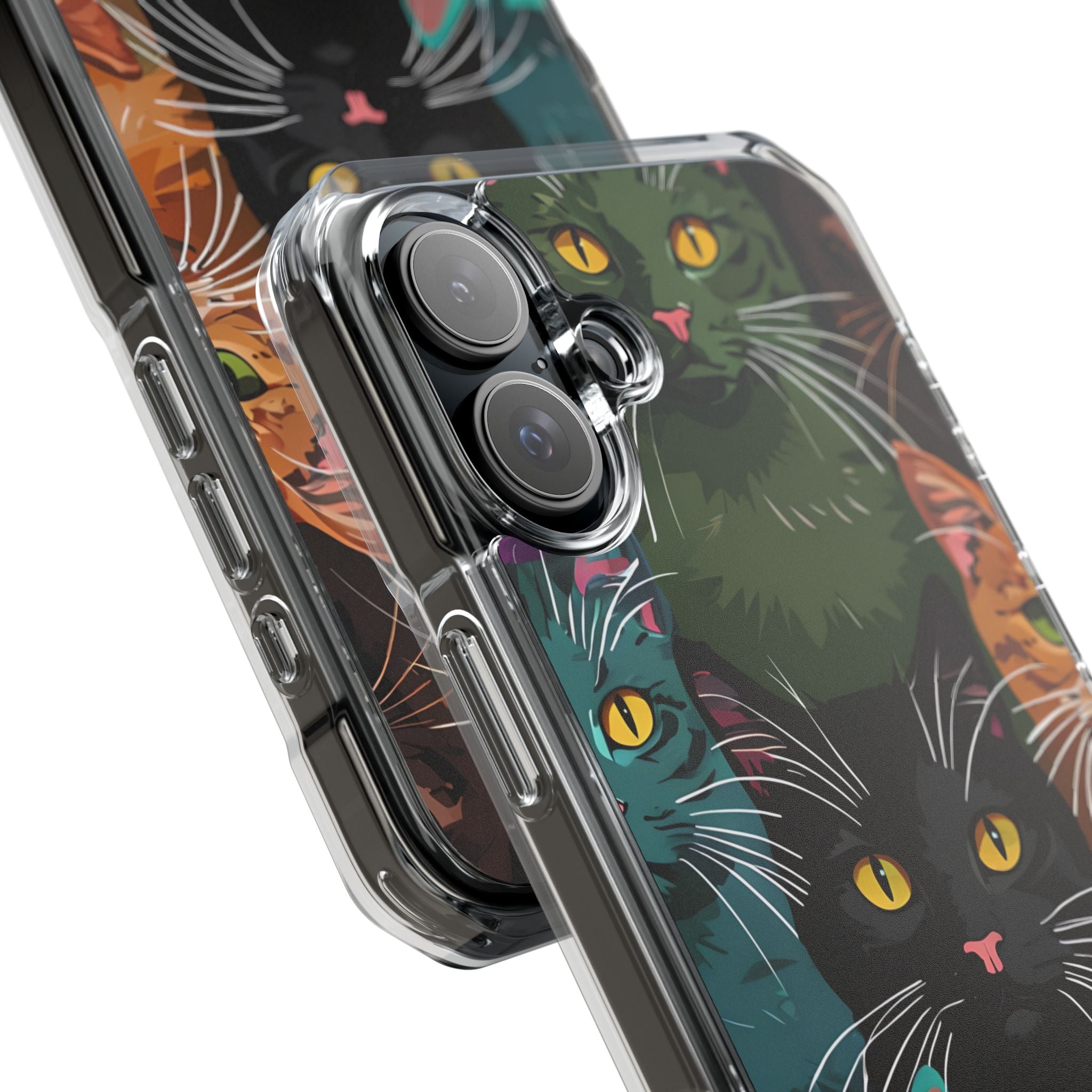 Colorful Cat Charisma iPhone Case - Impact