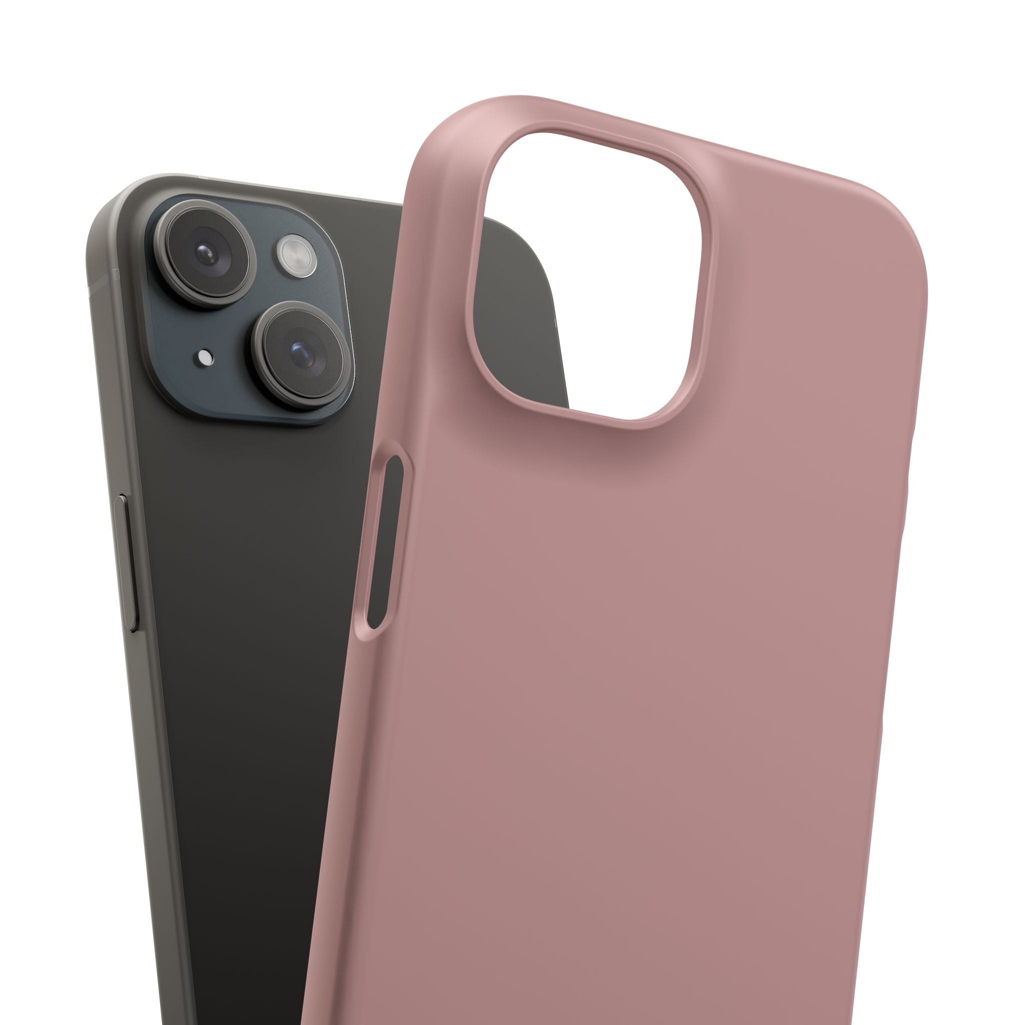 Rosy Brown iPhone 15 - Slim Phone Case