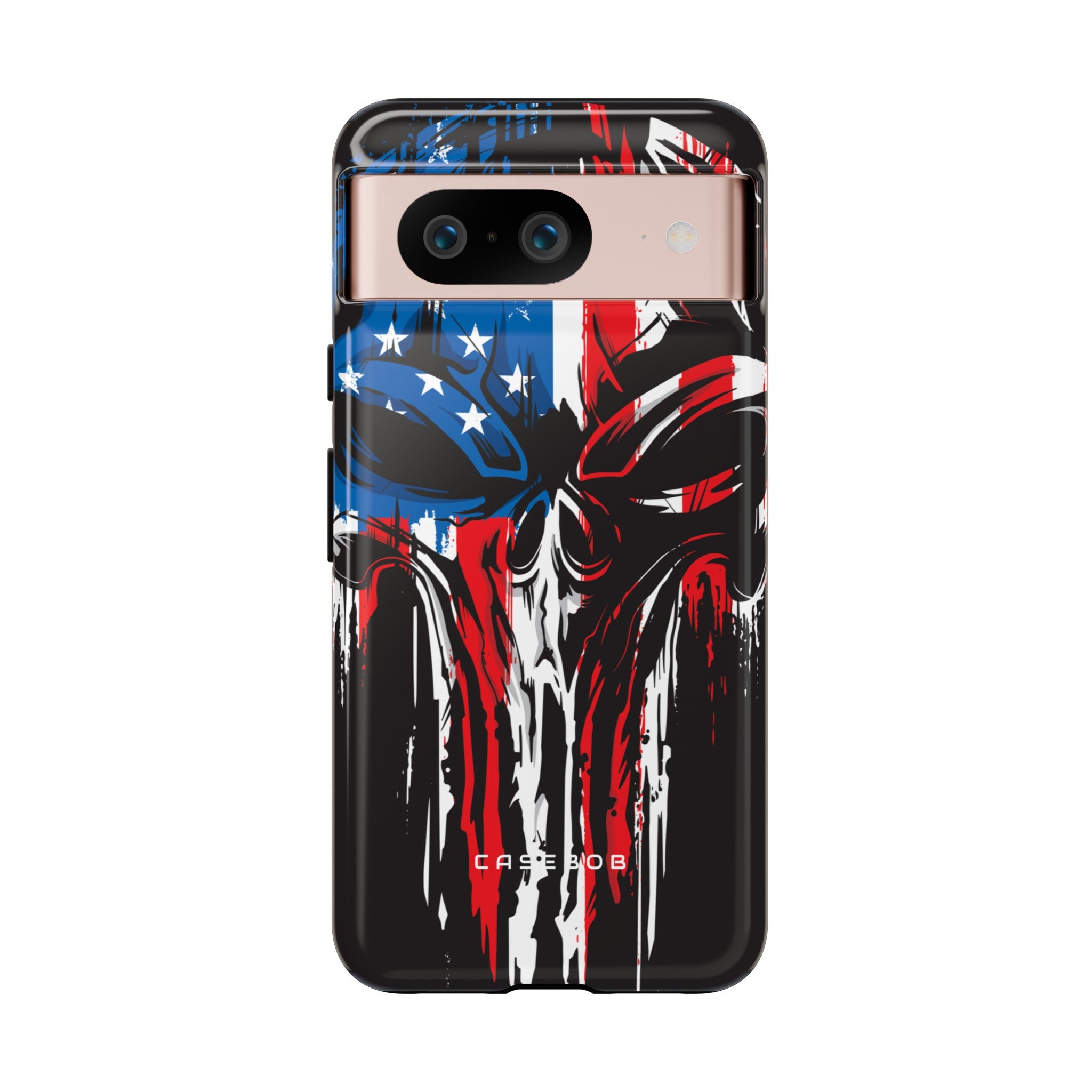 Military Grunge Skull Patriotic - Protective Phone Case