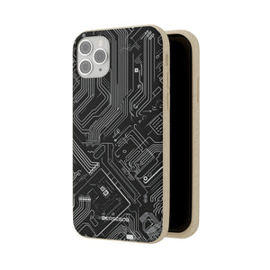 Cyber Circuitry Art | Biodegradable Phone Case