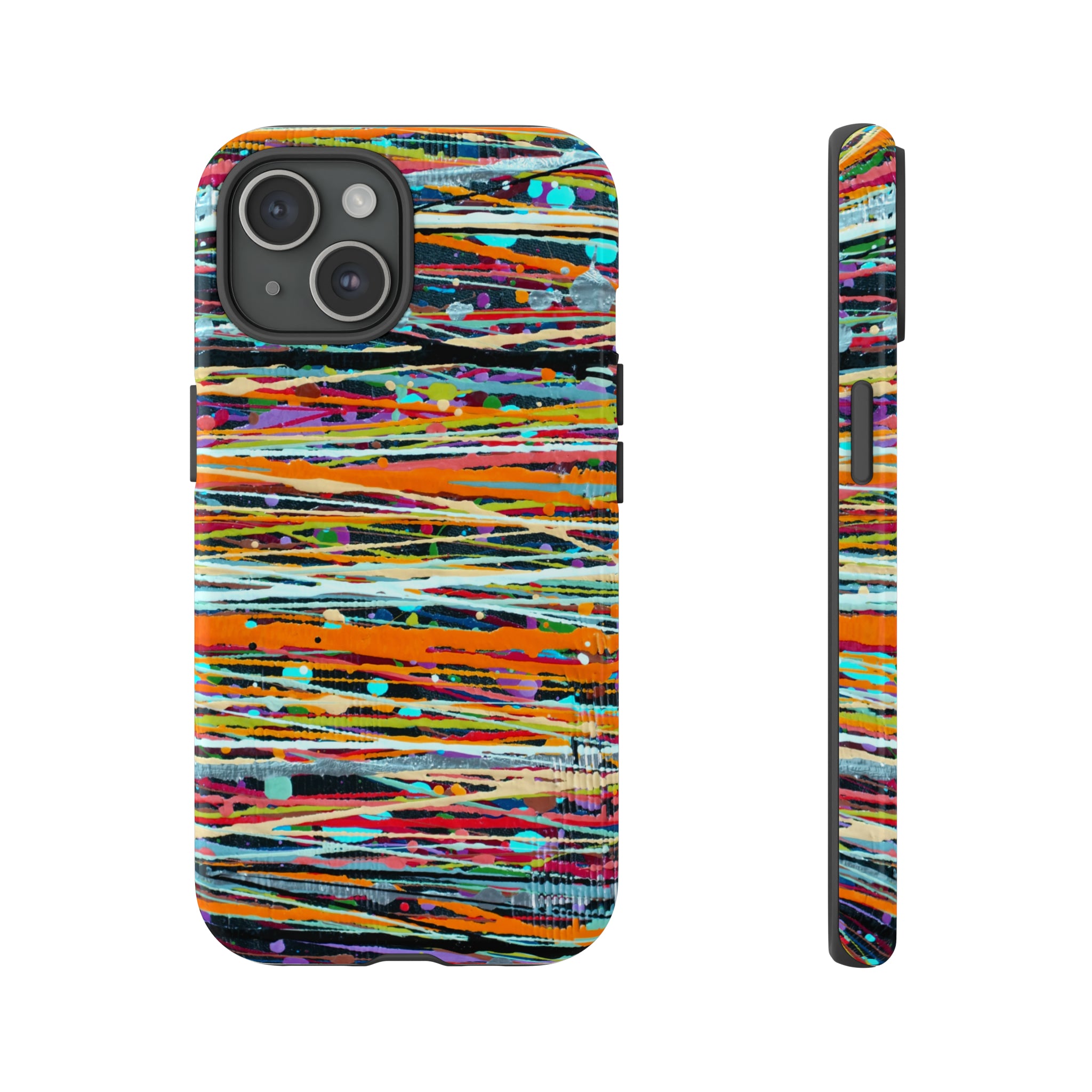 Oil painting - Stripe - Protective Phone Case