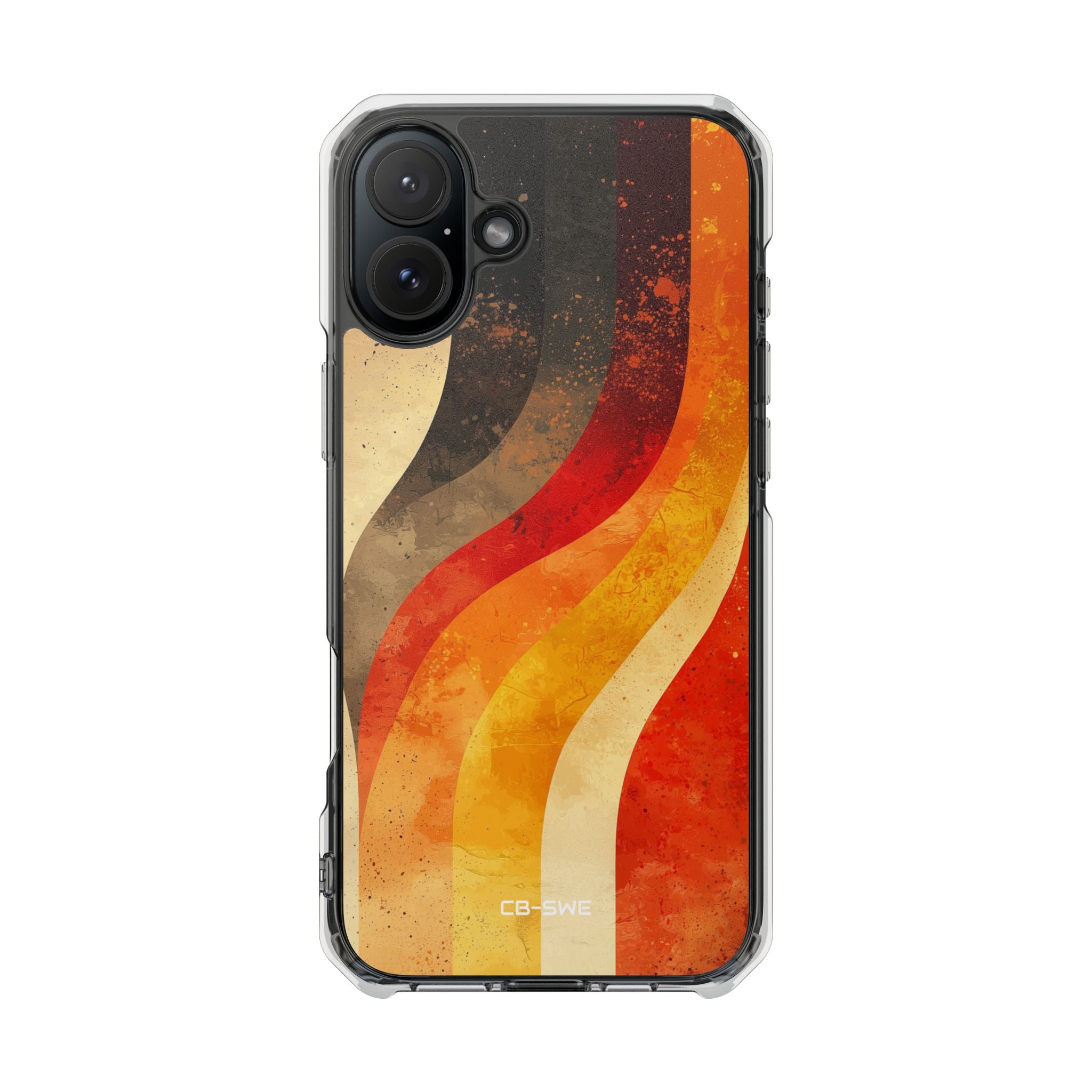 Warm Waves Dance iPhone Case - Impact