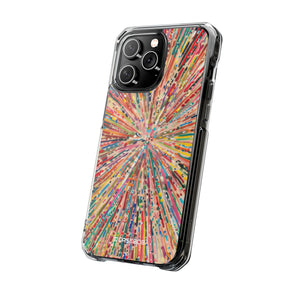 Radiant Burst - Phone Case for iPhone (Clear Impact - Magnetic)