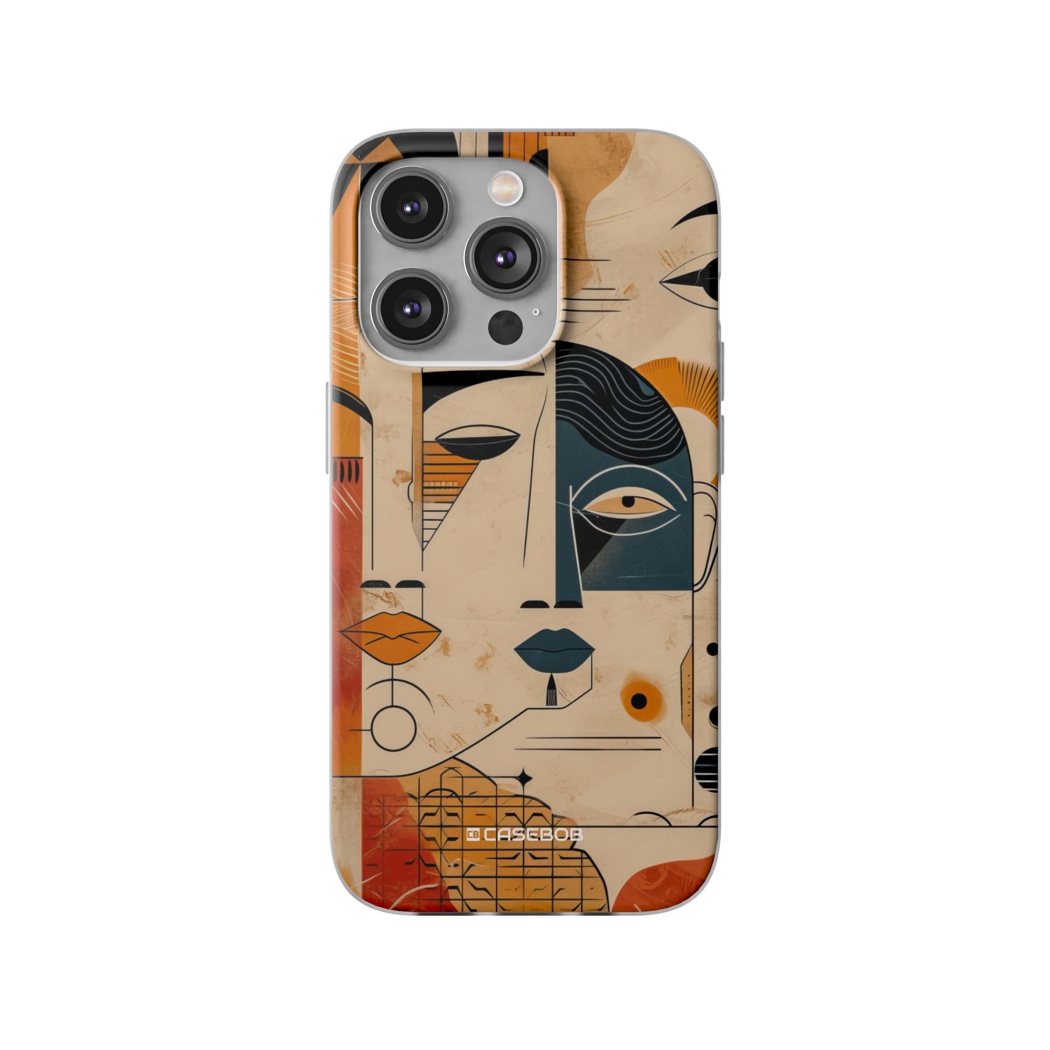 Cubist Introspection | Flexible Phone Case for iPhone