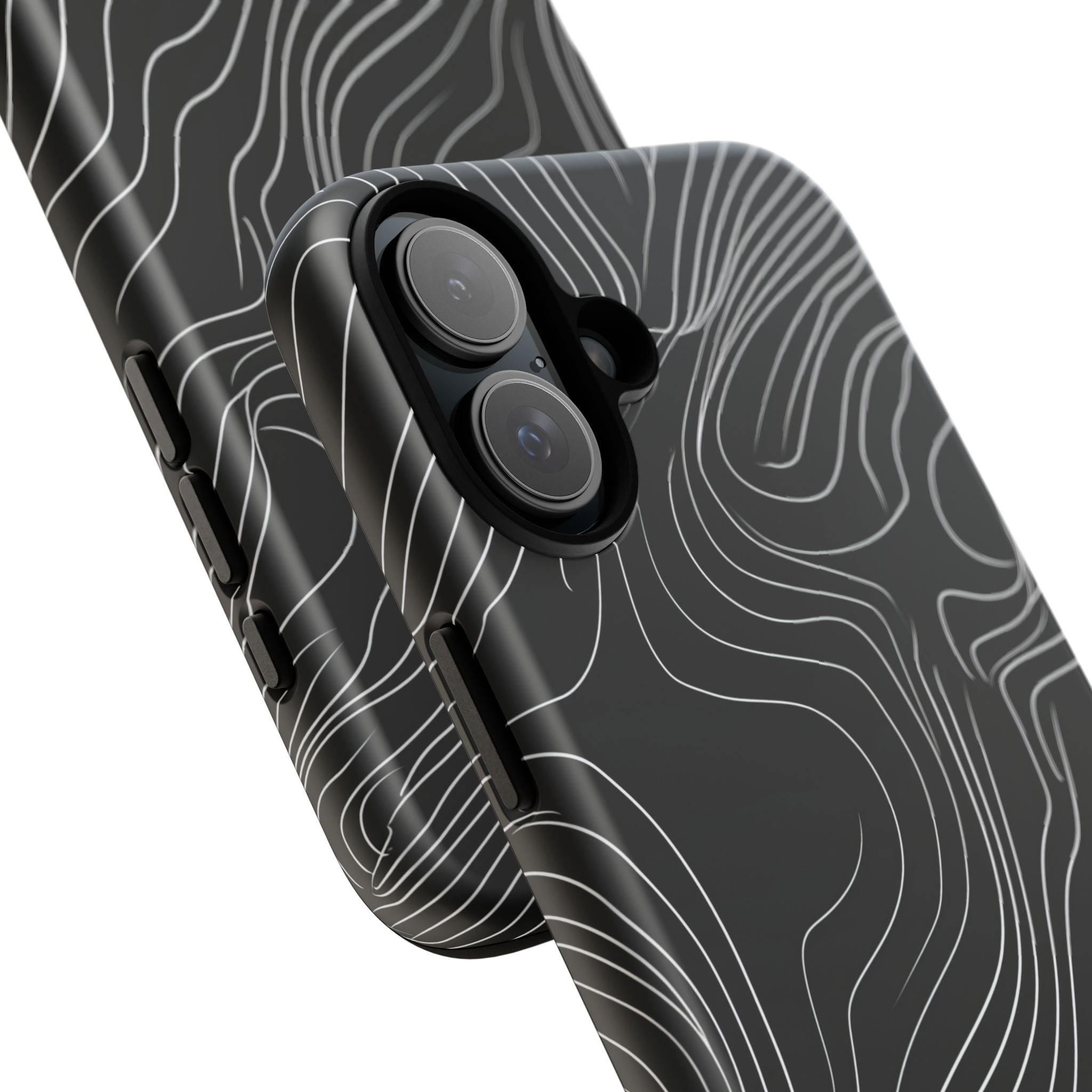 Contour Waveform Flow iPhone 16 - Tough Phone Case