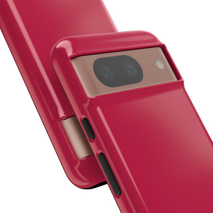 Bright Maroon - Protective Phone Case