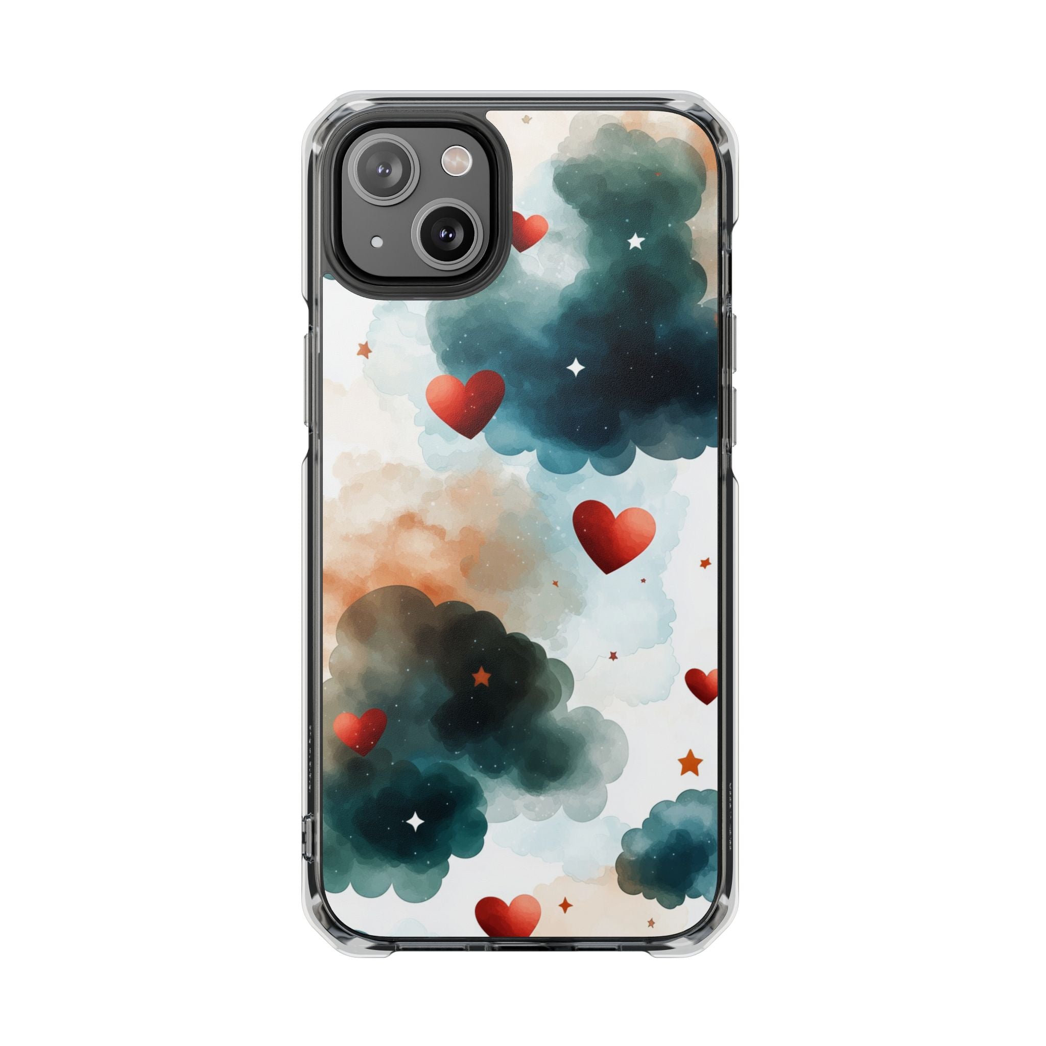 Floating Hearts Dance iPhone Case - Impact