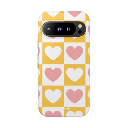 Heart Grid Harmony - Google Pixel Case
