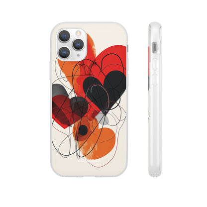 Fiery Hearts | Flexible Phone Case for iPhone