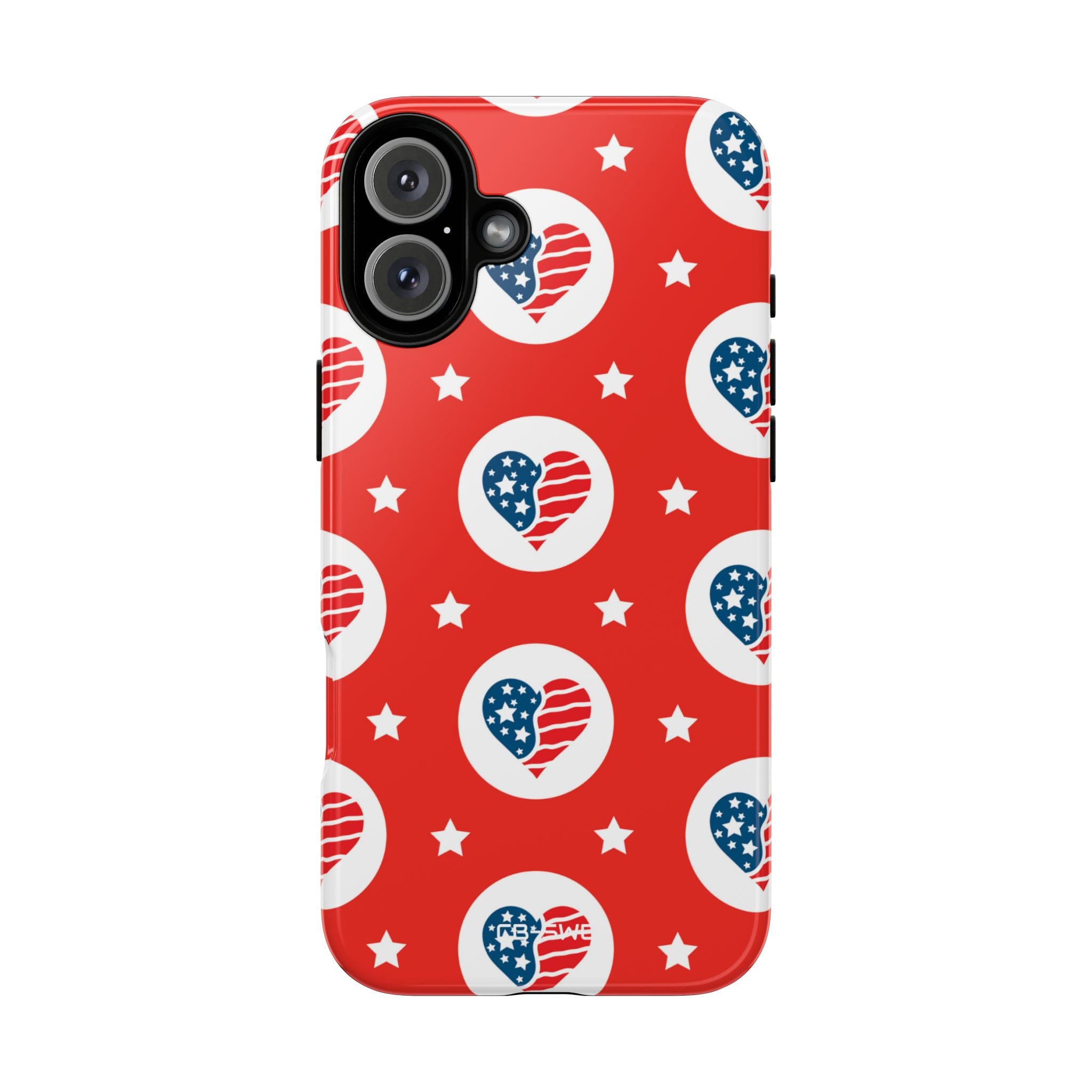 Hearts Celebrate Freedom - iPhone Case