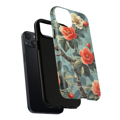 Vintage Floral Romance iPhone 14 | Tough+ Phone Case