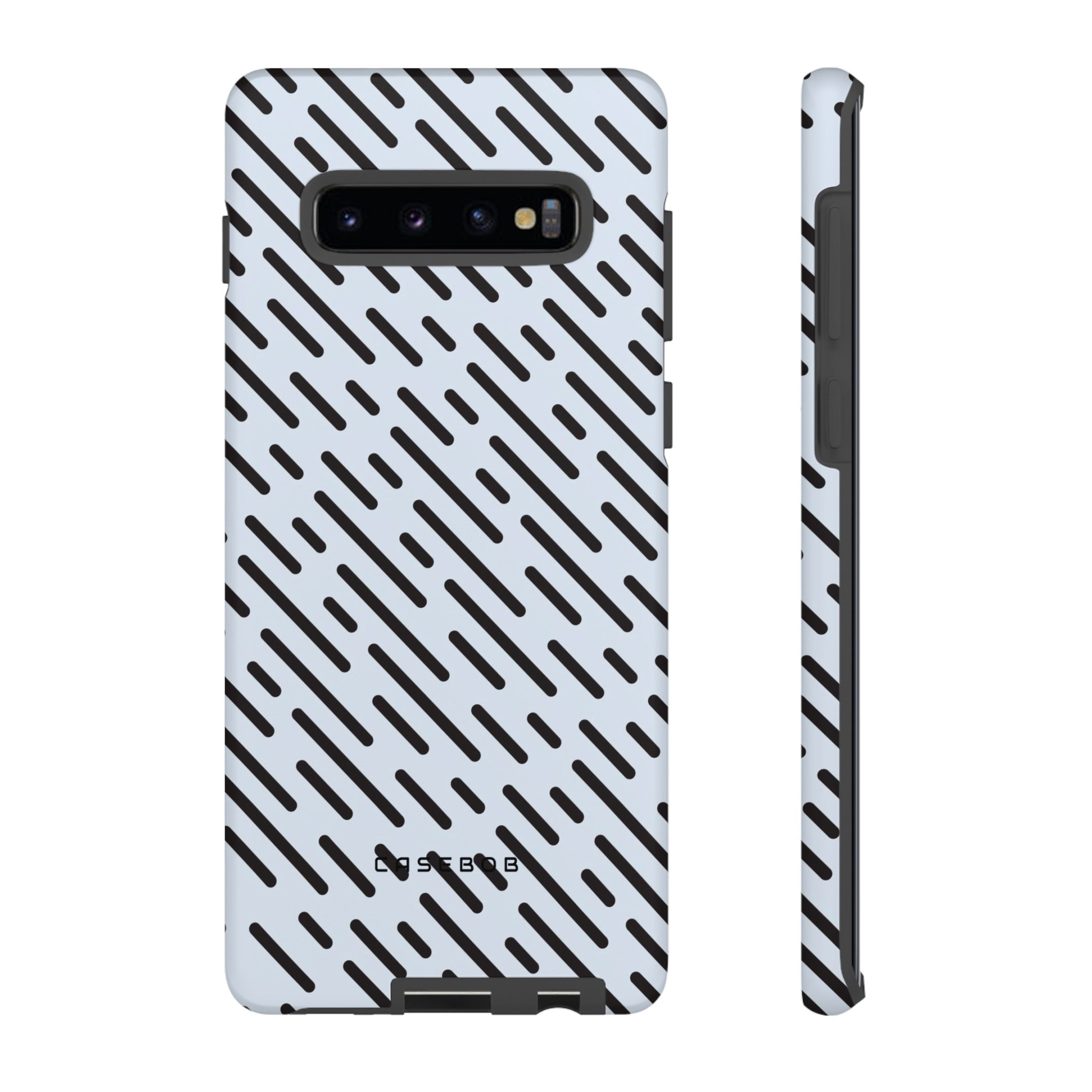 Monochrome Dash - Protective Phone Case