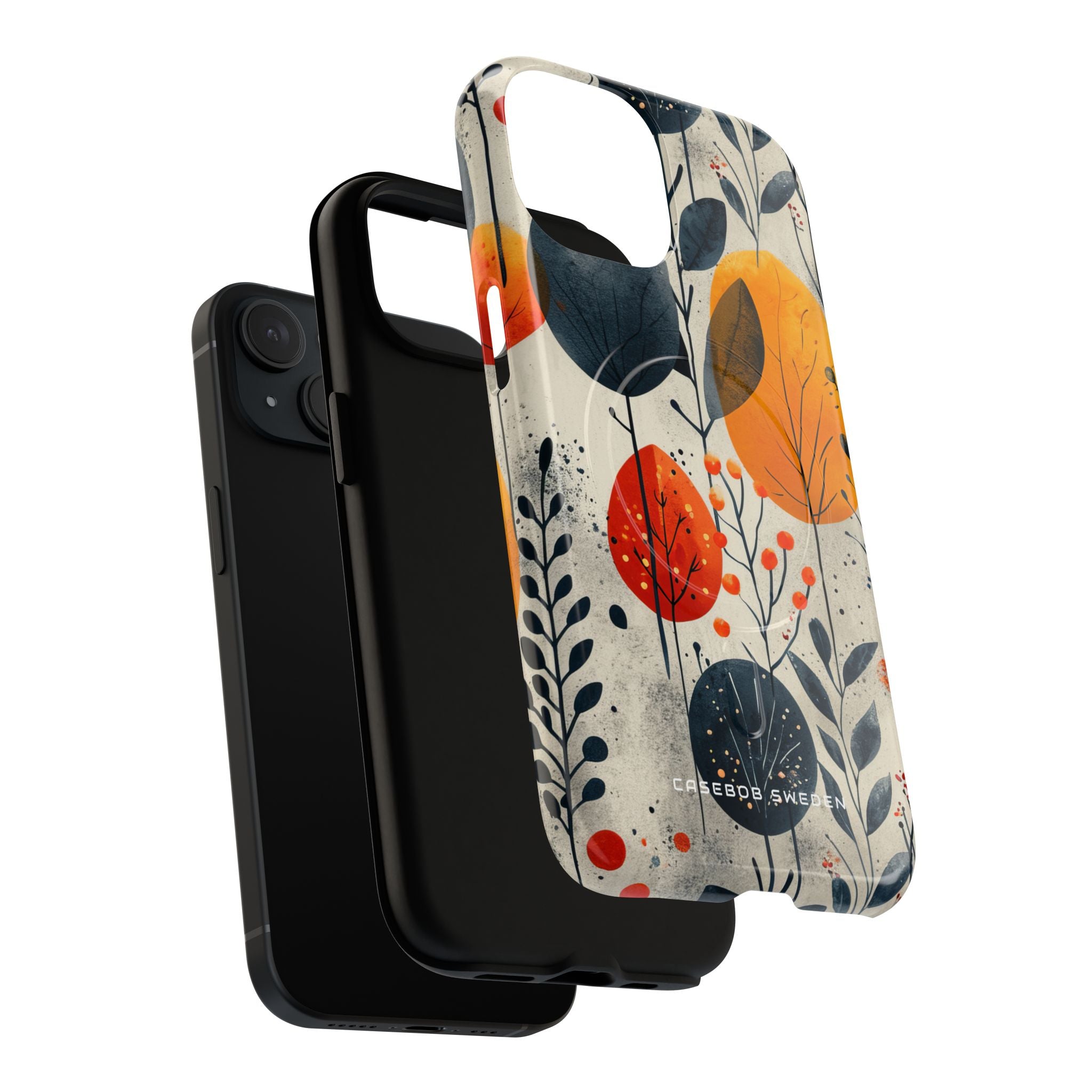 Vibrant Leaf Harmony iPhone 15 | Tough+ Phone Case