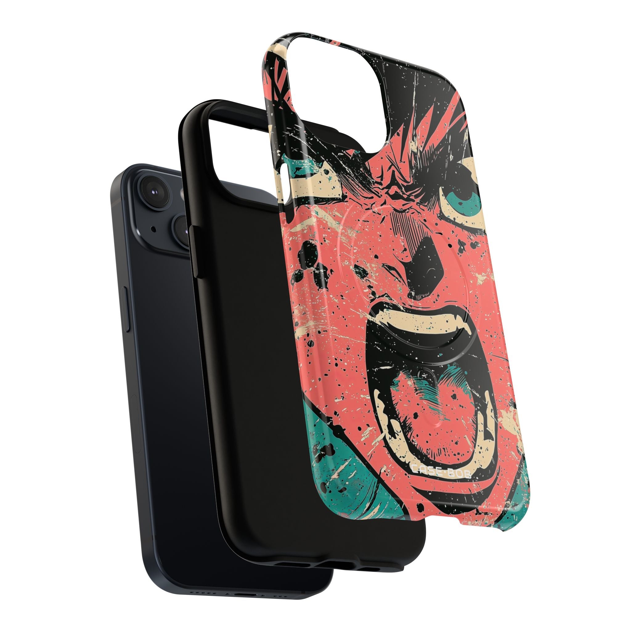 Screaming Face Pink iPhone 14 Case - Tough+