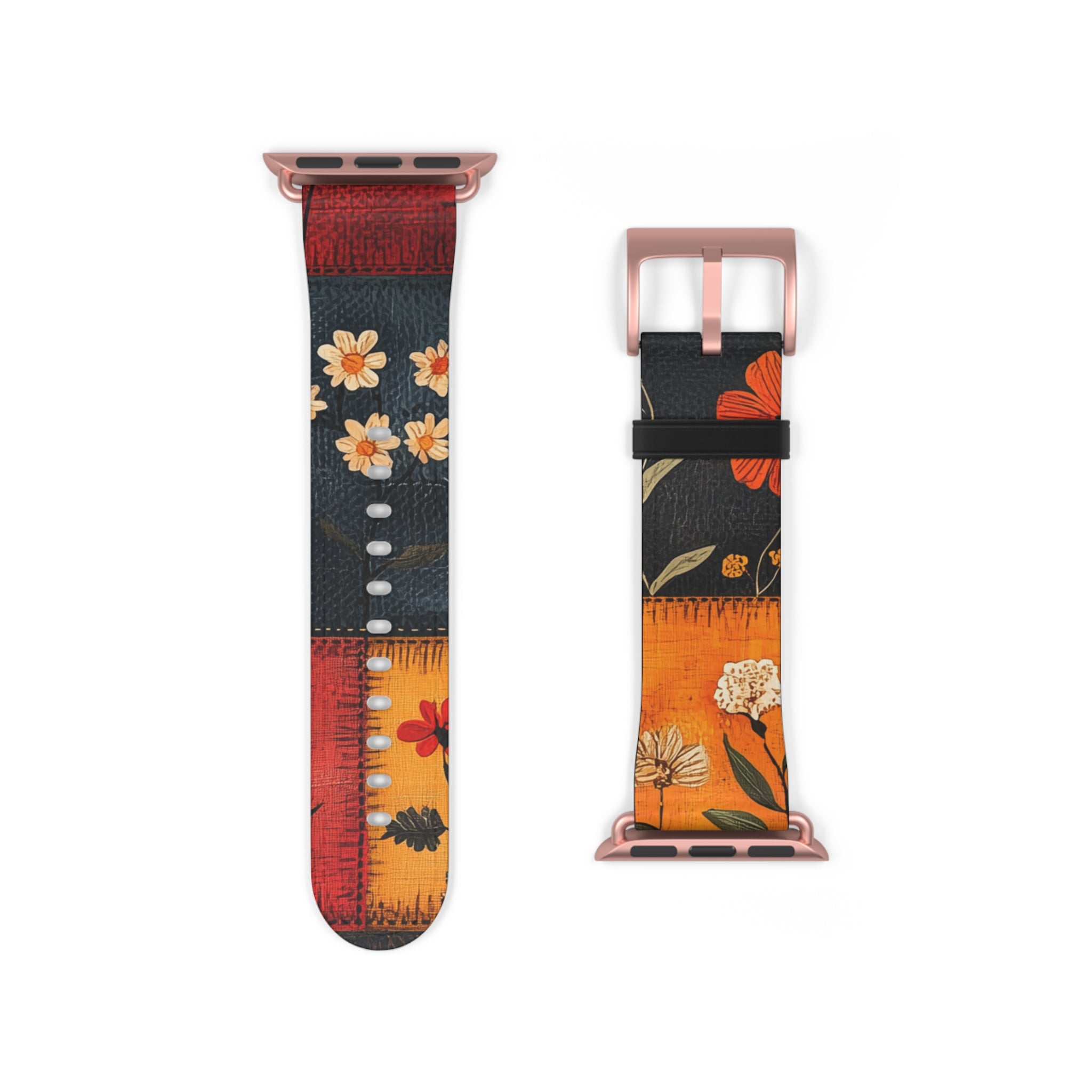 Patchwork Blooms - Watch Band