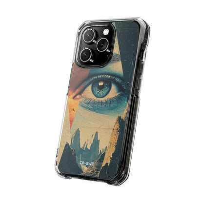 Eye Meets Mountains iPhone Case - Impact