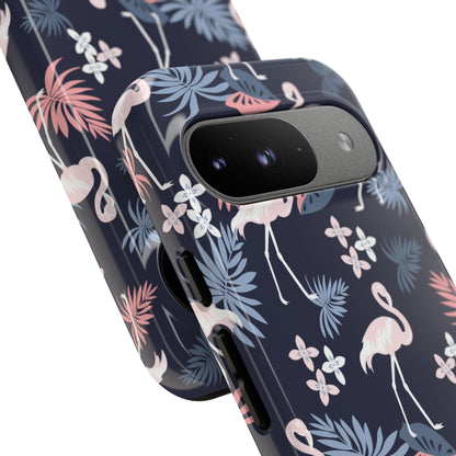 Flamingos Dance Playfully - Google Pixel Case