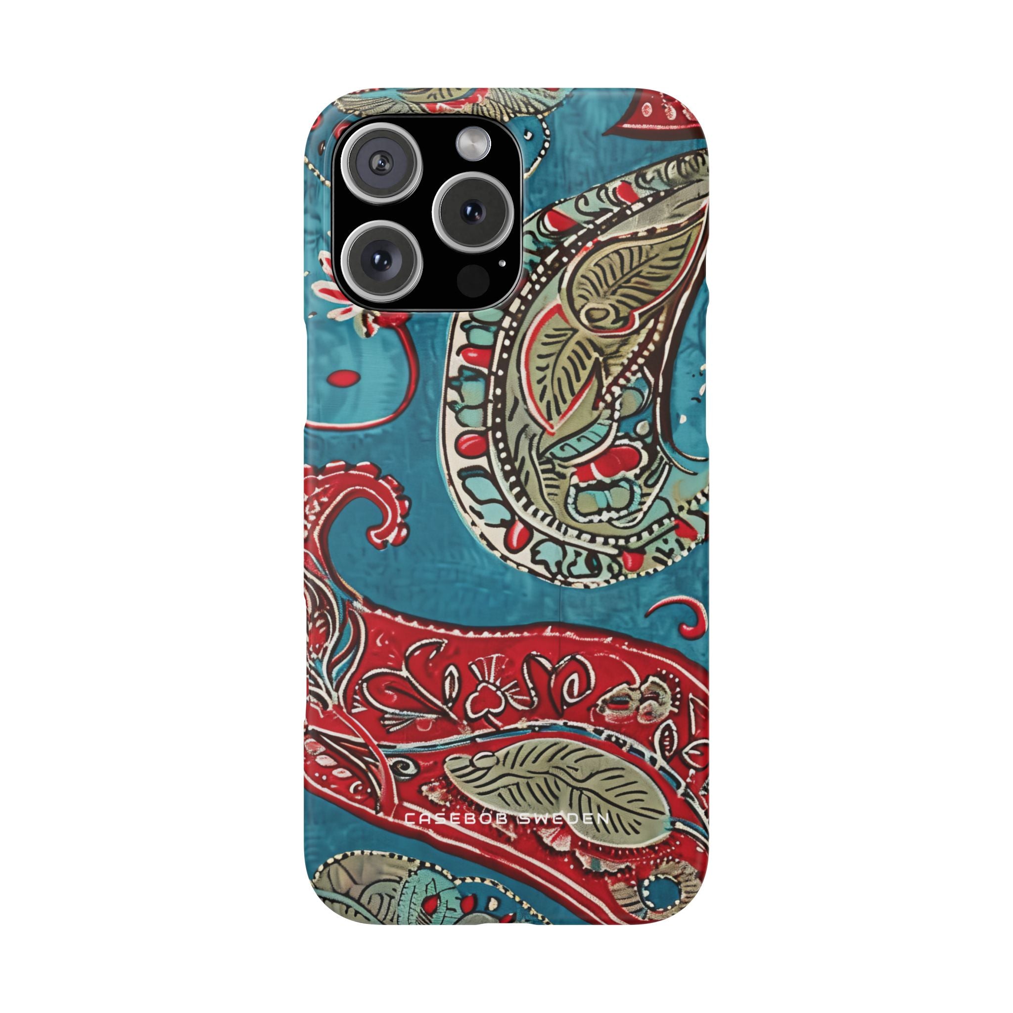 Vintage Paisley Elegance iPhone 16 - Slim Phone Case