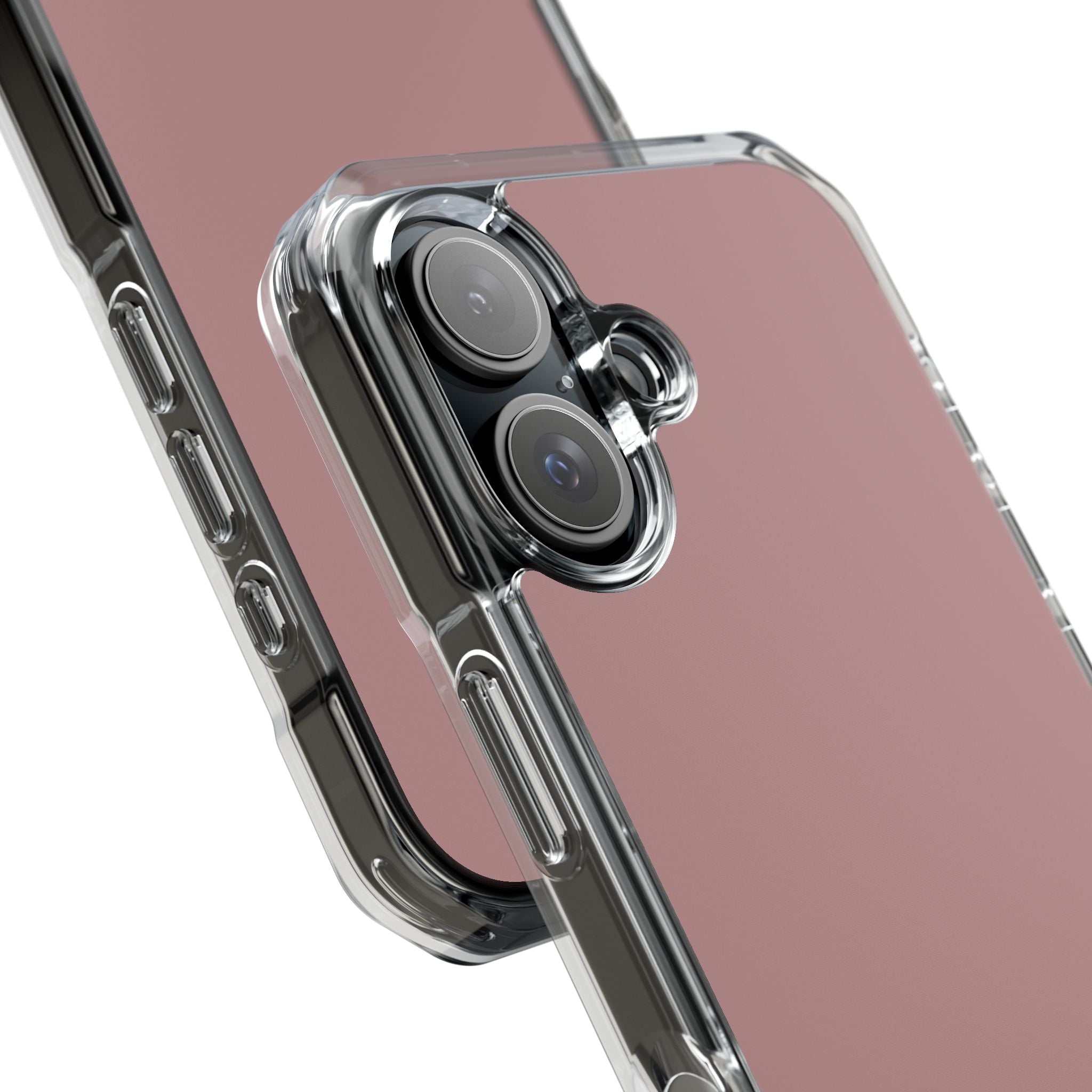 Rosy Brown iPhone 16 - Clear Impact Phone Case