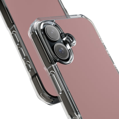 Rosy Brown iPhone 16 - Clear Impact Phone Case