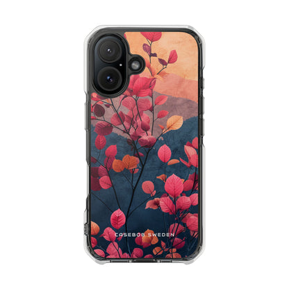 Vibrant Floral Harmony iPhone 16 - Clear Impact Phone Case