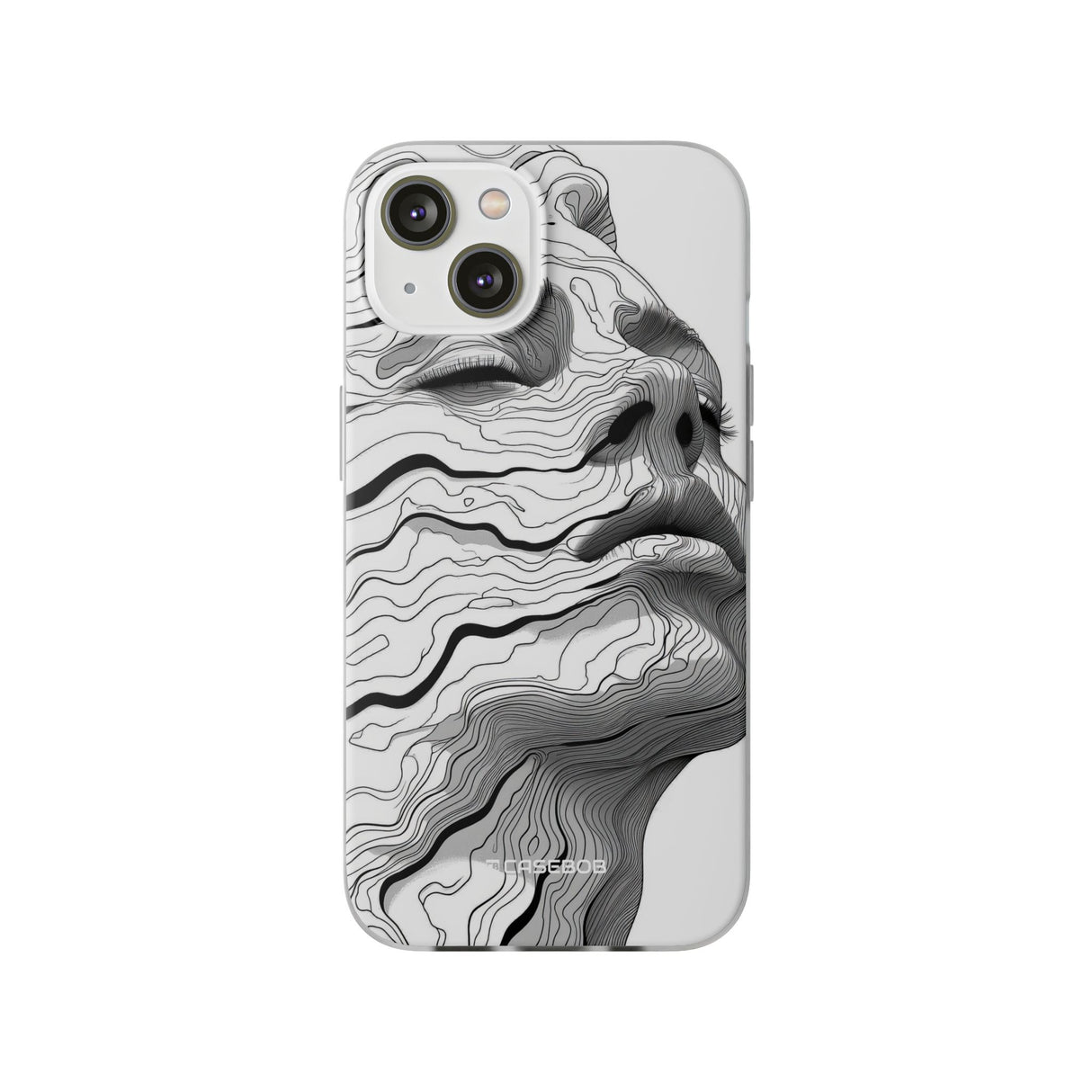 Topographic Serenity | Flexible Phone Case for iPhone