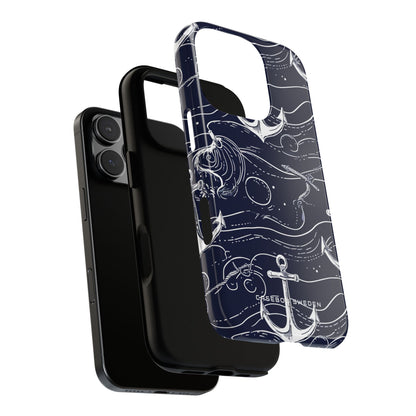 Gradient Anchorflow Waves iPhone 16 - Tough Phone Case