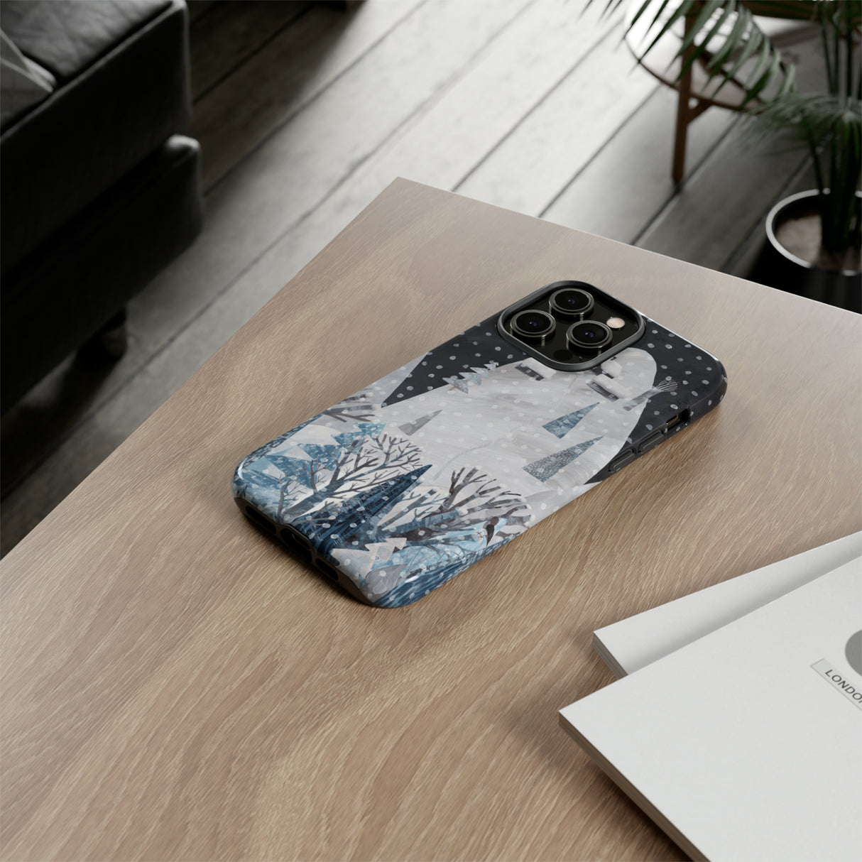 Cute Winter Landscape - Protective Phone Case