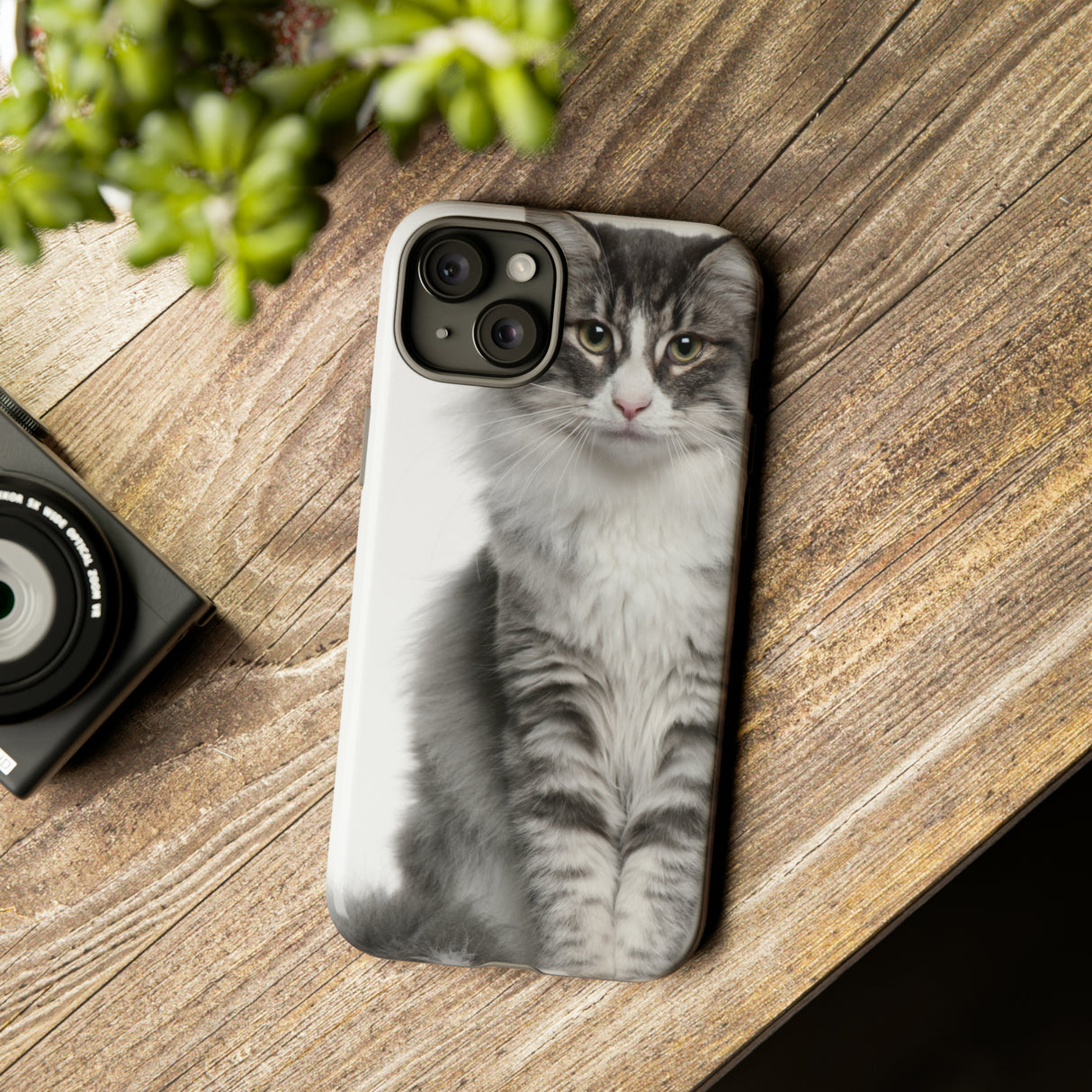 Forest Cat - Protective Phone Case